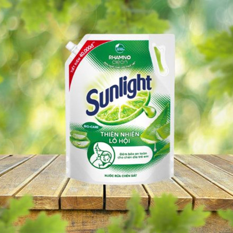 Nước rửa chén thiên nhiên lô hội Sunlight 200gr