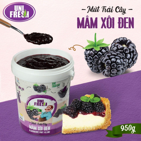 Mứt mâm xôi đen Unifresh 950g