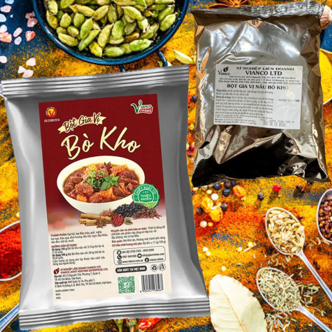 Bột Gia Vị Nấu Bò Kho Vianco 500gr
