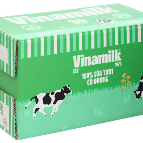 Sữa tươi tiệt trùng có đường Vinamilk 1L