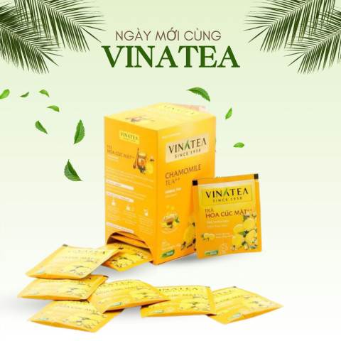 Trà hoa cúc mật ++ Vinatea túi lọc hộp 40g