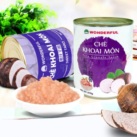 Chè Khoai Môn Wonderful Taro Granule Sauce 870gr