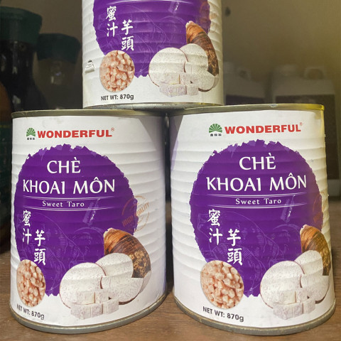 Chè Khoai Môn Wonderful Taro Granule Sauce 870gr