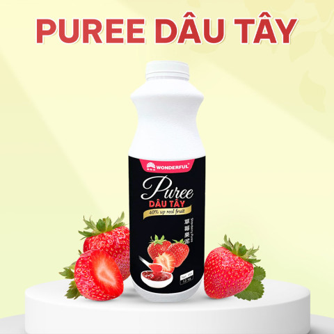 Puree Dâu Tây Wonderful 1.3kg