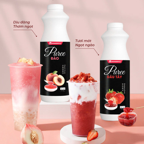 Puree Dâu Tây Wonderful 1.3kg