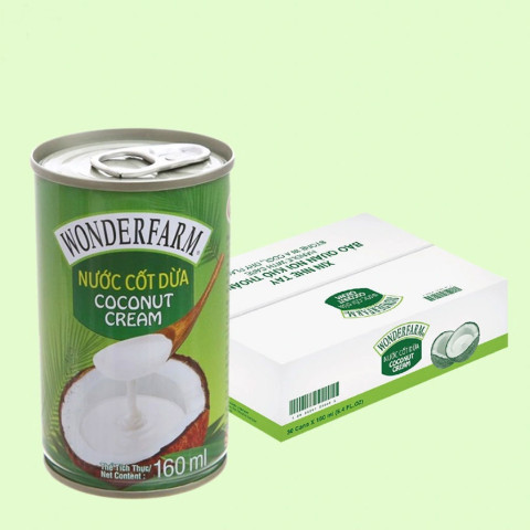 Nước Cốt Dừa Wonderfarm 160ml