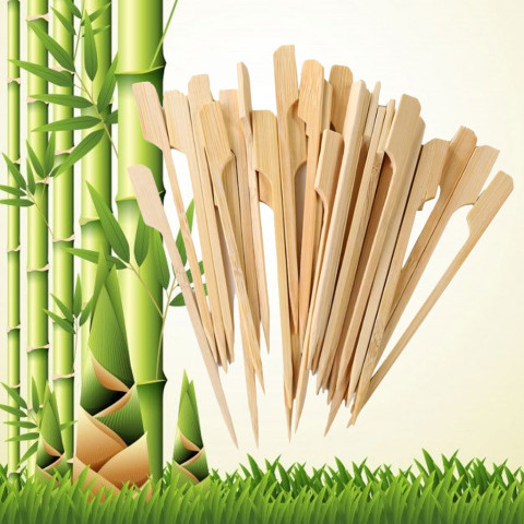 Xiên tre bản to TG 1015 gói 50 cái 15cm