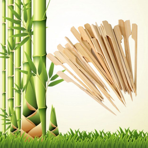 Xiên tre bản to TG 1015 gói 50 cái 15cm