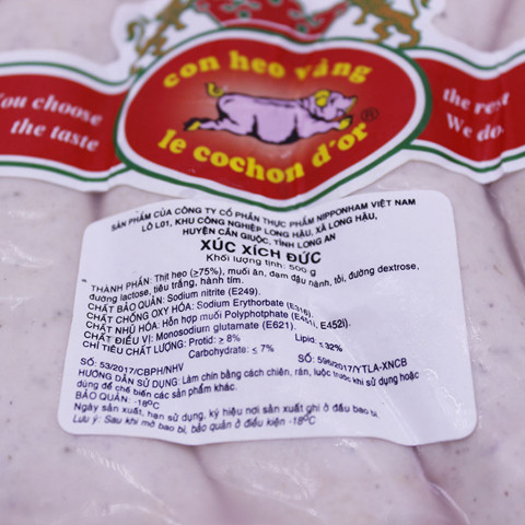 Xúc xích Đức hong khói 500g