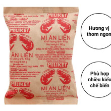 Mì tôm đặc biệt Miliket 65g 100 gói