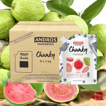 Mứt Ổi hồng Andros Chunky Pink Guava 1kg