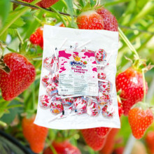 Kẹo mút vị dâu và sữa Beardy Strawberry n Milk Lollipop 10gr