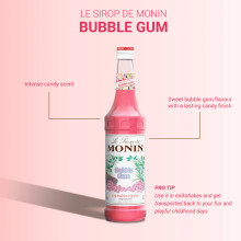 Siro kẹo cao su Monin Bubble Gum Syrup 700ml