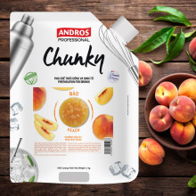 Mứt đào Andros Chunky Peach 1kg