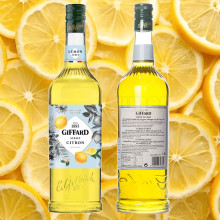 Sirô chanh vàng Giffard Lemon Syrup 1 lít