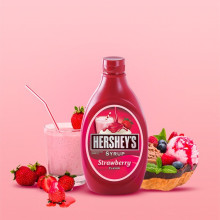 Siro dâu Hershey’s Strawberry Syrup 623g