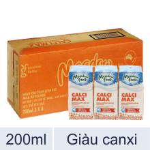 Sữa tươi tiệt trùng giàu canxi ít béo Meadow Fresh 200ml