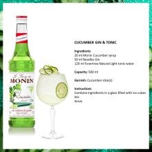 Sirô Dưa Leo Monin Cucumber Syrup 700ml