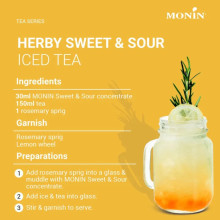 Siro chanh muối Monin Sweet and Sour 1L