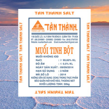 Muối tinh sấy I-ốt Tân Thành gói 500g