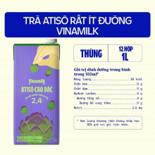 Trà Atiso cao đặc ít đường Vinamilk 1lít